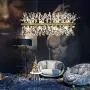 Modern Creative Linear Dandelion Chandelier Firework Chandelier G9 Lamp Holder Kitchen Dining Living Room Ceiling Lamp Lighting Fixture LED Light Home Decoration Hanging Installation Chandelier Gold