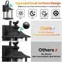 2-Pack Dusk to Dawn Sensor Outdoor Wall Lantern, Exterior Wall Mount Light Fixture with E26 Base Socket, 100% Anti-Rust Aluminum Waterproof Porch Light, Clear Glass Matte Black Wall Sconce for Doorway 2-Pack Dusk to Dawn Sensor Outdoor Wall Lantern, Exterior Wall Mount Light Fixture with E26 Base Socket, 100% Anti-Rust Aluminum Waterproof Porch Light, Clear Glass Matte Black Wall Sconce for Doorway