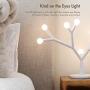 Tenergy Lumi Bloom Modern Table Lamp 8W LED DIY Nightstand Lamp Transformable for Hundreds Possible Shapes with 8 Warm White Bulbs Creative Stylish Lamp for Living Room Bedroom Office Ideal Gift
