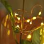Sanniu Led Fairy Lights, Mini 3AAA Battery Powered Copper Wire Starry Fairy Lights, Battery Operated Lights for Bedroom, Christmas, Parties, Wedding, Centerpiece, Decoration (5m/16ft Warm White)