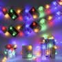 JMEXSUSS Star String Lights Indoor, 33ft 100 LED Christmas Lights Outdoor Waterproof, 8 Lighting Modes Multicolor Twinkle Fairy Lights Plug in for Bedroom Tree Xmas Wedding Party Yard Garden New Year
