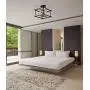 TENGXIN Flush Mount Ceiling Light,Chandelier for Living Room Bedroom,Kitchen, Hallway,Black Brass Finished with Iron metarial,UL Listed,No Bulbs Included