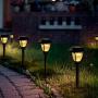 GIGALUMI Solar Pathway Lights Outdoor, Wireless LED Solar Garden Lights, Waterproof Solar Path Lights for Outdoor Patio, Yard, Walkway, Lawn. (6 Pack)