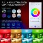 Smart Ceiling Light Flush Mount - YUNLIGHTS 12'' 24W RGB Ceiling Light Fixture Compatible with Alexa & Google Home & WiFi App Control, Waterproof LED Ceiling Light for Bedroom | Bathroom | Living Room