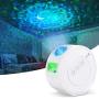 Star Projector, Galaxy Star Night Light Projector for Bedroom Ocean Wave Starry Night Light Projector with Bluetooth Music Speaker & Voice Control Sky Light Projector for Kids Adults