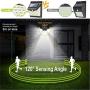 Solar Lights Outdoor[40 LED & 3 Working Modes], Towkka Wireless IP65 Waterproof Solar Lights with 300° Lighting Angle, Security Solar Motion Sensor Lights for Fence Front Door Yard Patio Garden(8pack)
