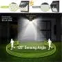 Solar Lights Outdoor[40 LED & 3 Working Modes], Towkka Wireless IP65 Waterproof Solar Lights with 300° Lighting Angle, Security Solar Motion Sensor Lights for Fence Front Door Yard Patio Garden(8pack)