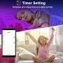 65.6ft Led Strip Lights, USTO Smart WiFi Led Lights Strip Work with Alexa and Google Home, Strip Lights Phone App Controlled Led Lights for Bedroom, Party, Home Decoration