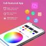 Govee LED Strip Lights RGBIC, 16.4FT Bluetooth Color Changing Rainbow LED Lights, APP Control with Segmented Control Smart Color Picking, Multicolor LED Music Lights for Bedroom, Room, Kitchen, Party
