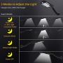 Solar Lights Outdoor, KUFUNG 48 Led Lamp, Wireless Waterproof Solar Flood Light, Security Motion Sensor Light Outdoor Luces Solares for Deck, Fence, Patio, Front Door, Gutter, Yard, Shed, Path(2 Pack)
