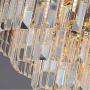 Nordic Crystal Chandelier Lighting Luxury Pendant Light Raindrop Chandelier Ceiling Light Fixture for Dining Living Room Bedroom Home Hallway