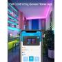 Govee 32.8ft LED Strip Lights Work with Alexa and Google Assistant Wireless Smart Phone APP Control Light Strip (2x5m) Music Sync RGB Tape LED Lights for Room Kitchen Home Party (Not Support 5G WiFi)
