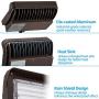 LEONLITE LED Knuckle Mount Flood Light, CRI 90+, 100W (1000W Eqv.), IP65, ETL Listed, 5000K Daylight, Backyard, Parking Lot, Pack of 2