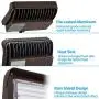 LEONLITE LED Knuckle Mount Flood Light, CRI 90+, 100W (1000W Eqv.), IP65, ETL Listed, 5000K Daylight, Backyard, Parking Lot, Pack of 2