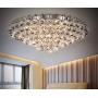 A Million Luxury Crystal Chandelier Flush Mount 31.5'' Modern Minimalist Design Pendant 15-Light Ceiling Light Fixture for Living Room Bedroom Restaurant Kitchen Lobby, E12 Socket