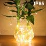 LED Decorative Fairy String Lights - Moobibear 99ft 300 LEDs Dimmable Outdoor/Indoor Starry String Lights, Warm White Copper Lights with Remote Control for Garden Room Patio Party Christmas,2Pack
