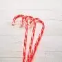 NOMA Candy Cane Pathway Lights | Pathway Markers | Christmas Light Stakes | 28” | Set of 3