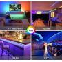 65.6ft Led Strip Lights for Bedroom, Color Changing 5050 RGB Led Lights with Remote, Upgrade App Control Led Light Strips for Room, Christmas,TV, Kitchen, Party