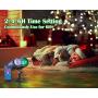 VANKYO Christmas Projector Lights Outdoor, 2-in-1 Ocean Wave LED Waterproof Projection Lights with Remote for Xmas Theme Holiday Party Decorations