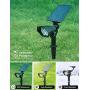 VOSONX Solar Spot Lights Outdoor - Adjustable Wireless Waterproof Solar Powered Landscape Spotlights 2-in-1 Outdoor Solar Lights for Yard Garden Driveway Porch Walkway Pool Patio (Cold White)