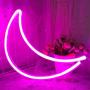 LED Neon Signs for Wall Decor,USB or Battery Decor Light,Neon Light for Bedroom,LED Neon Decorative Lights for Christmas,Party,Girls Living Room (Pink)
