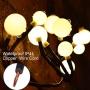 Globe String Light BaiYunPOY 8.2Ft LED Decorative String Lights Indoor Outdoor String Lights for Garden,Wedding,Xmas Party,Room,Dorm,Window Curtain,Bookshelf, Backyard,Wedding,Birthday Party