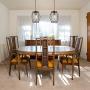 Infront 1 Light Hanging Lights Farmhouse Chandelier Modern Pendant Kitchen Lighting Oil Rubbed Bronze Finish Dining Room Lighting Fixtures Hanging Lamp Semi Flush Mount Ceiling Lights