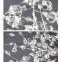 Garwarm Modern Firework Chandeliers,Crystal Chandelier Pendant Lighting,Ceiling Lights Fixtures for Living Room Bedroom Restaurant,8-Light,Gold