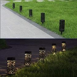 Solar Lights Outdoor 10Pcs Solar Pathway Lights Waterproof LED Garden Lights Outdoor Led for Pathway Walkway Yard Lawn &Patio Decor