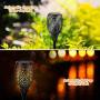 Remoloof Solar Torch Lights Outdoor, Upgraded Waterproof Flickering Flames Torches Lights LED Landscape Lighting Decoration Lighting Dusk to Dawn Auto On/Off for Garden Patio Yard Pathway, 4 Pack