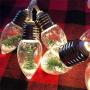 Christmas TreeString Lights, Snow Globe Light, Indoor Outdoor Christmas Lights, Christmas String Lights Fairy String Lights for Home Christmas Tree Wedding Party Bedroom Decoration (2pc twelve lights)