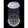 Saint Mossi Chandelier Modern K9 Crystal Raindrop Chandelier Lighting Flush mount LED Ceiling Light Fixture Pendant Lamp for Dining Room Bathroom Bedroom Livingroom 6 GU10 LED Bulbs Required H32 X D18 Saint Mossi Chandelier Modern K9 Crystal Raindrop Chandelier Lighting Flush mount LED Ceiling Light Fixture Pendant Lamp for Dining Room Bathroom Bedroom Livingroom 6 GU10 LED Bulbs Required H32 X D18