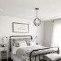 Black Chandelier Small Orb Chandelier Lighting Modern Crystal Chandeliers 3 Light Sphere Chandeliers for Dining Room Black Chandelier Small Orb Chandelier Lighting Modern Crystal Chandeliers 3 Light Sphere Chandeliers for Dining Room