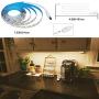 KXZM Motion Sensor Activated LED Strip Light Warm White 3000-3500K, 6.6ft/2M USB Powered 5V Pir Sensor LED Night Light for Closet Light Bedroom Cabinet Stairs KXZM Motion Sensor Activated LED Strip Light Warm White 3000-3500K, 6.6ft/2M USB Powered 5V Pir Sensor LED Night Light for Closet Light Bedroom Cabinet Stairs