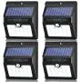 Solar Lights Outdoor, Sunix Motion Sensor Outdoor Light 22 LED Wireless Waterproof Security Light Wall Mounted for Patio, Deck, Yard, Garden, 4 Pack