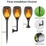 Staaricc 6Pack-33LED Solar Lights Outdoor, Solar Torch Light with Flickering Flame for Halloween&Christmas, Waterproof Festive Decoration&Romantic Landscape Lights for Garden Pathway-Auto On/Off