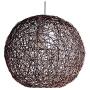 LAKIQ Farmhouse Globe Single Pendant Light Creative Rattan Kitchen Island Lighting Modern Hanging Ceiling Pendant Lights for Dining Room Living Room Restaurant Stores(Brown,8) LAKIQ Farmhouse Globe Single Pendant Light Creative Rattan Kitchen Island Lighting Modern Hanging Ceiling Pendant Lights for Dining Room Living Room Restaurant Stores(Brown,8)