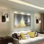 Maxax Wall Sconce Set of 2 Wall Lights with Clear Glass Shade,Home Lighting Wall Lamp for Dining Room,Bedroom Bedside,Living Room,Hallway,Black Finish