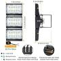 STASUN 13500lm Dusk to Dawn LED Flood Light, 150W Outdoor Lighting with Photocell, 6000K, OSRAM LED Chips, IP66 Waterproof Wide Lighting Angle Security Lights for Yard, Garden, Playground, Parking Lot