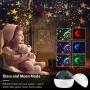 Star Night Light Projector, FISHOAKY 3 in 1 Sky Night Light Projector, 360°Rotating 8 Colors Mode Projector Baby Night Lights with USB Cable, Popular Toy Gifts for Kids Baby Birthday Christmas