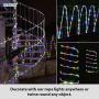 HXWEIYE 33ft LED Rope Lights for Bedroom, Multi Colored 100 LED String Lights with Waterproof, USB Powered Fairy Lights with Remote, 8 Modes, Timer for Outdoor, Patio, Pool, Camping, Christmas Deco