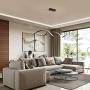 Ganeed Modern Chandelier Lighting 40W Dimmable Wave Shape Flush Mount LED Pendant Lights with Remote Control,Adjustable Height Hanging Light Fixture for Dinner Room Kitchen Island Living Room