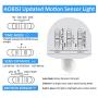 AOBISI Motion Sensor Lights Outdoor, Upgraded Dusk to Dawn Security Flood Light with 3 Adjustable Heads 4000LM 42W 6000K Daylight IP65 Waterproof for Garage, Patio, Garden, Porch&Stair(NOT Solar)