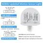 AOBISI Motion Sensor Lights Outdoor, Upgraded Dusk to Dawn Security Flood Light with 3 Adjustable Heads 4000LM 42W 6000K Daylight IP65 Waterproof for Garage, Patio, Garden, Porch&Stair(NOT Solar)