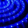 WYZworks 25 feet 1/2'' Thick Blue Pre-Assembled LED Rope Lights with 10, 50, 100, 150 Option - Christmas Holiday Decoration Lighting | UL Certified