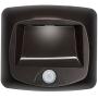 Mr. Beams MB522 Wireless Battery-Operated Indoor/Outdoor Motion-Sensing LED Step/Stair Light, 2-Pack, Brown