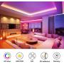 LE LED Strip Lights, 32.8ft RGB 5050 LED Strips with Remote Controller, Color Changing Tape Light with 12V Power Supply for Room, Bedroom, TV, Kitchen, Desk