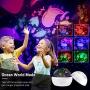 Star Night Light Projector, FISHOAKY 3 in 1 Sky Night Light Projector, 360°Rotating 8 Colors Mode Projector Baby Night Lights with USB Cable, Popular Toy Gifts for Kids Baby Birthday Christmas