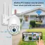 Security Camera Outdoor Wireless WiFi, Floodlight Camera HOSAFE Video Surveillance Cameras for Home Security System, PTZ, 2-Way Audio, Motion Detection, 1080P Night Vision, Waterproof, SD Card Slot Security Camera Outdoor Wireless WiFi, Floodlight Camera HOSAFE Video Surveillance Cameras for Home Security System, PTZ, 2-Way Audio, Motion Detection, 1080P Night Vision, Waterproof, SD Card Slot