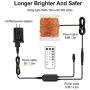 Moobibear LED Ultra Long String Lights 164ft 500 LEDs Starry String Lights, Remote Control Copper Wire Lights with 8 Scene Modes 4 Timer Options for Garden Room Patio Party Christmas
